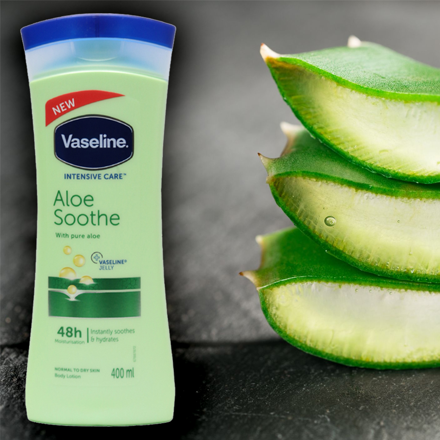 لوسیون بدن وازلین مدل Aloe Sooth حجم 400 میلی لیتر