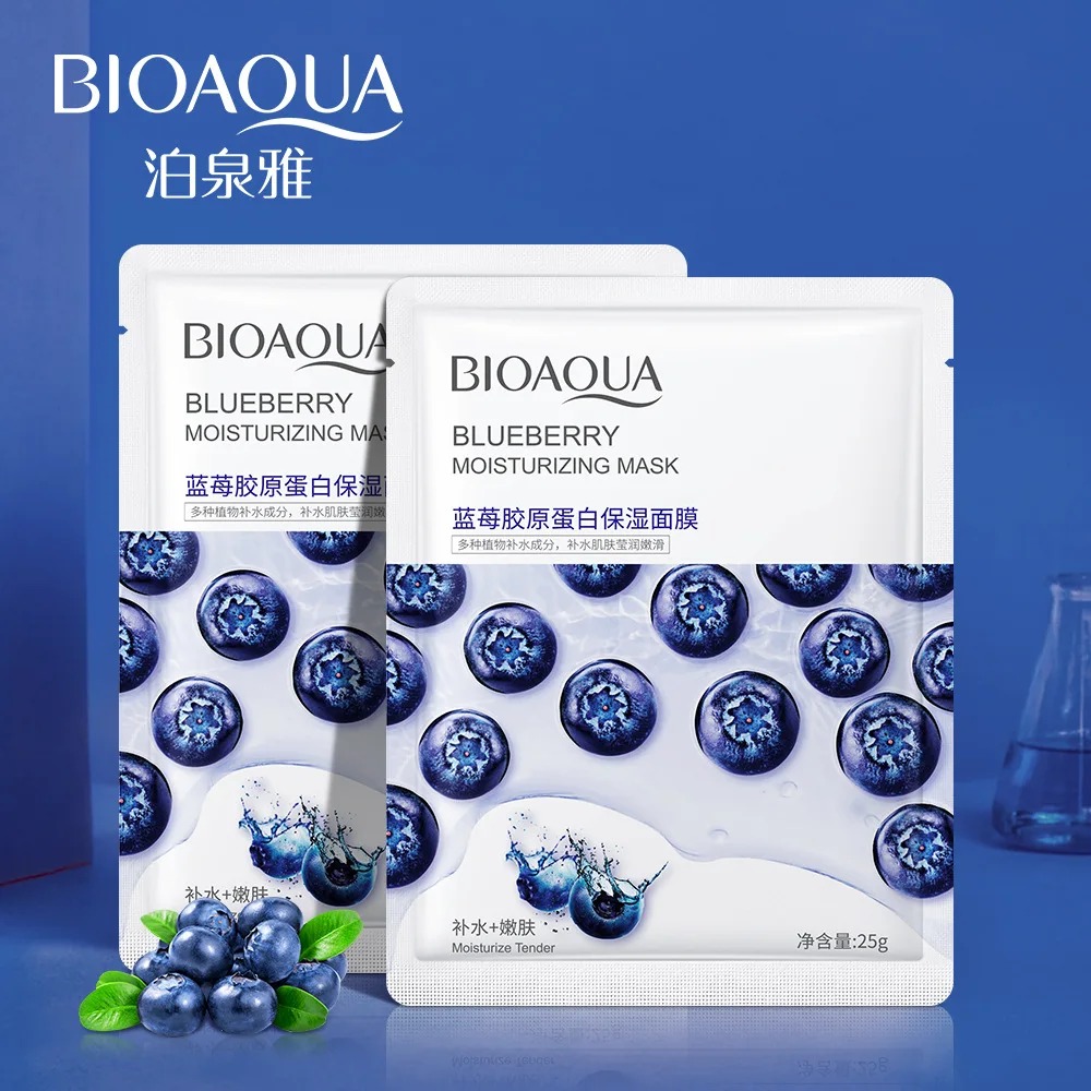 ماسک ورقه ای بلوبری Bioaqua