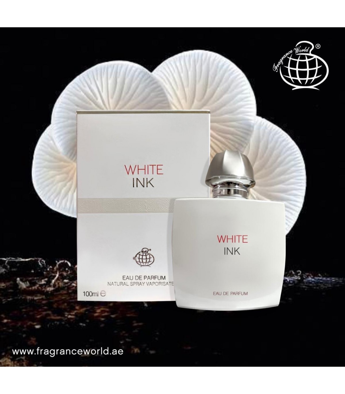 ادوپرفیوم مردانه فراگرنس ورد مدل وایت اینک | Fragrance World White Ink