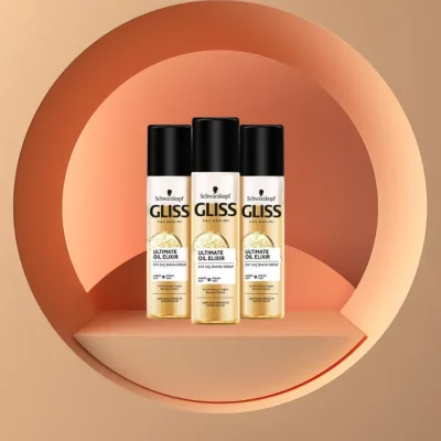 اسپری مو گلیس مدل ULTIMATE OIL ELIXIR
