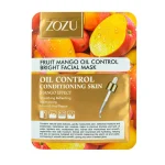 ماسک ورقه ای انبه برند زوزو zozu mango oil control 324