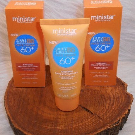 ضد آفتاب رنگی مینی استار حاوی spf 60 bb cream