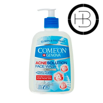 ژل شستشو صورت کامان مدل Acne Solution حجم 500 میلی لیتر( ضدآکنه)