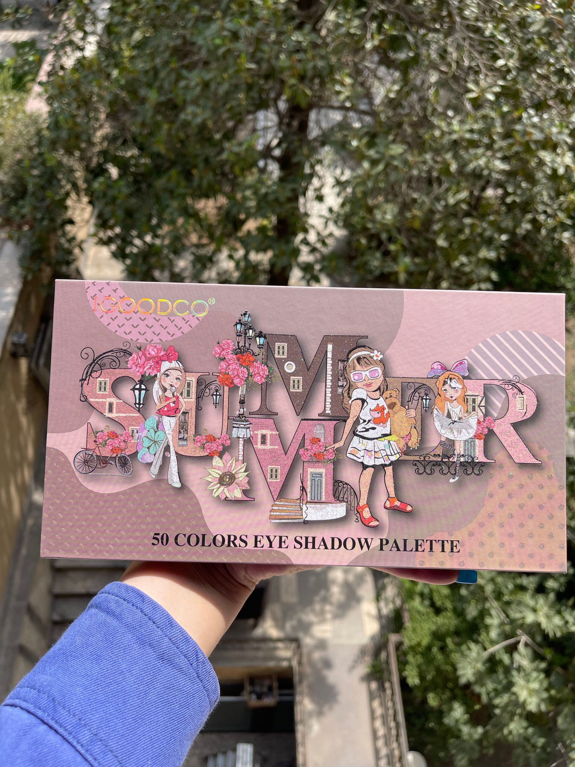 پلت سایه 50 رنگ IGOODCO SUMMER