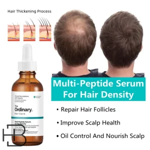 سرم ضد ریزش و حجم دهنده مو اوردینری مدل مولتی پپتاید Multi Peptide 60ml 