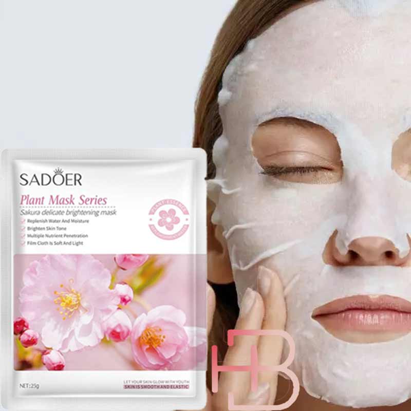 Cherry blossom face sheet mask