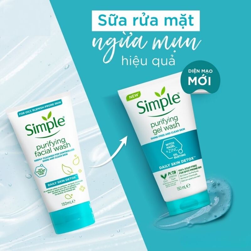 ژل شستشوی پوست چرب Purifying سیمپل