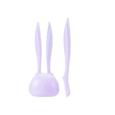 تیغ اصلاح ابرو دوتایی همراه با کیس مدل cute rabbit