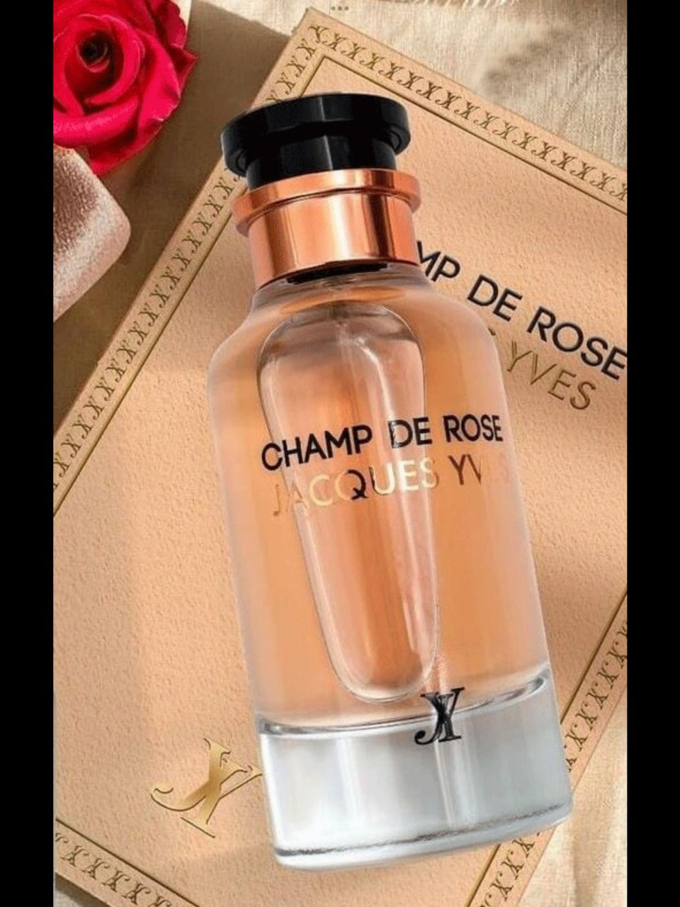 ادو پرفیوم زنانه فرگرانس مدل Champ de Rose Jacques Yves