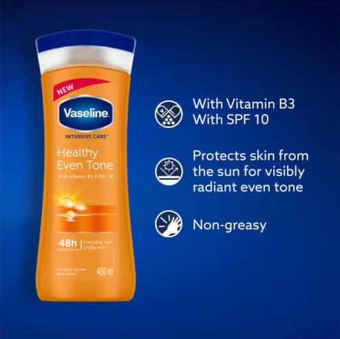 لوسیون بدن وازلین Vaseline مدل Healthy Even Tone