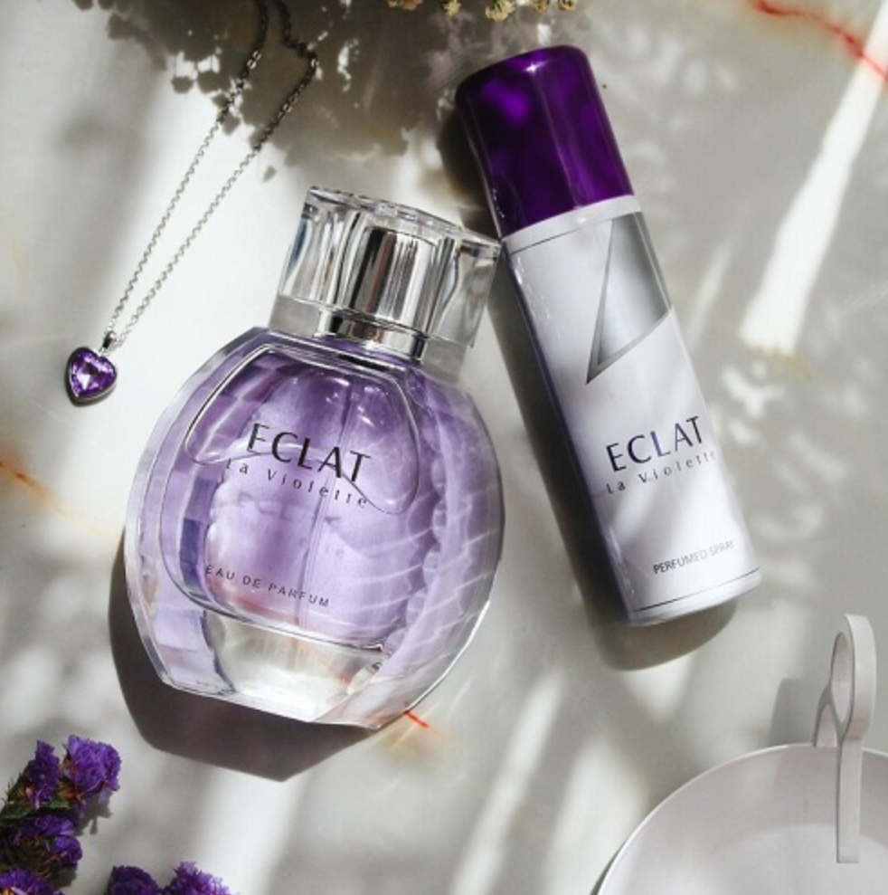 عطر زنانه فراگرنس ورد با اسپری Eclat La Violette